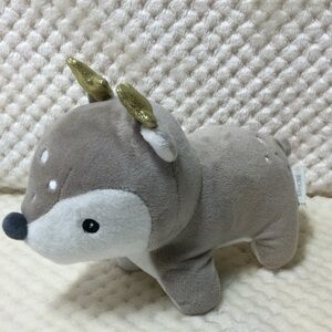 H and M HOME Adorable Plush Reindeer Stuffed Animal Fawn Toy Embroidered Eyes